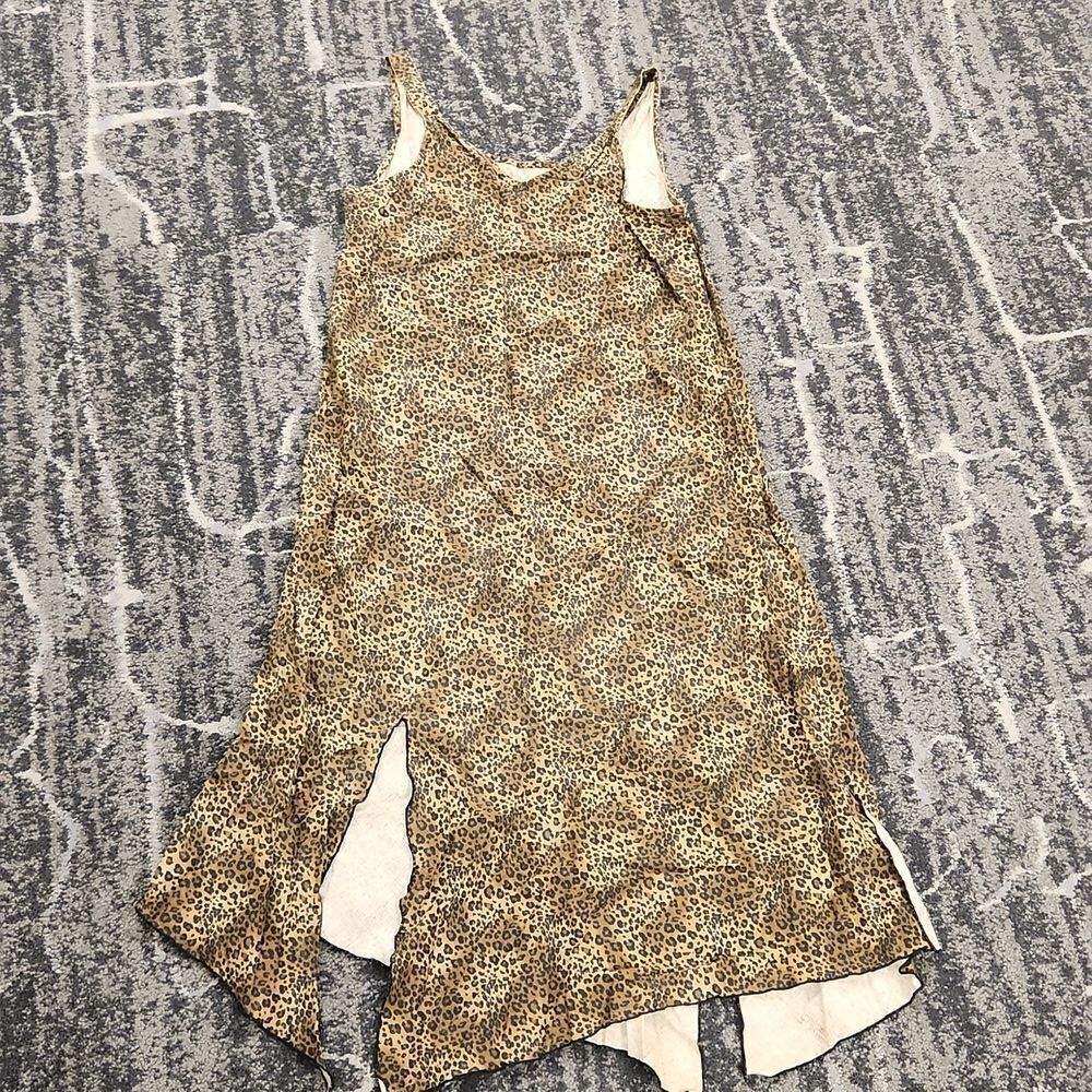 Magic Of The Moon Vintage Leopard Print Dress XL